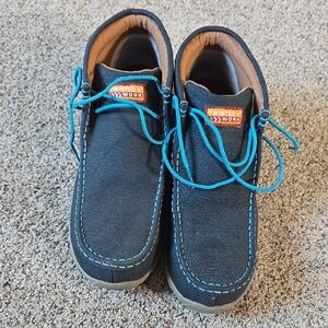 Twisted X WomensBlack and Blue Shoes